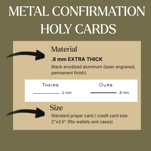 Unity Prayer Premium Metal Prayer Card