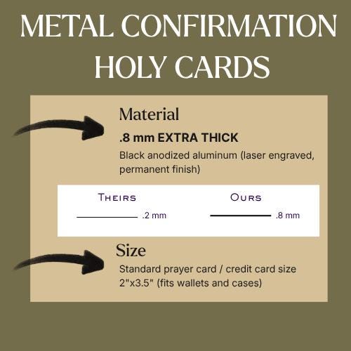 Consecration to the Blessed Virgin Mary Premium Metal Prayer Card